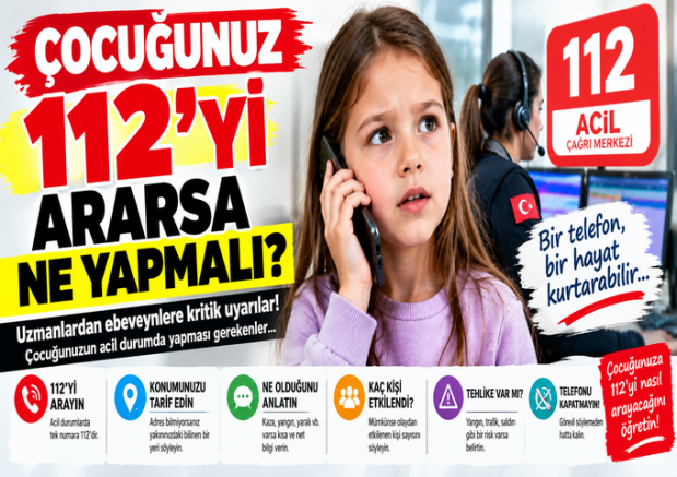 Çocuğunuz 112’yi Ararsa Sakın Telefonu Kapatmayın! Hayat Kurtaran Detay