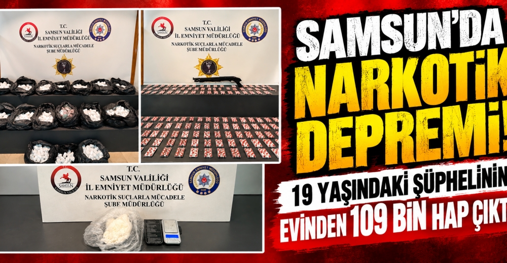 Samsun'da Polis Bile Bu Rakama Şaşırdı!