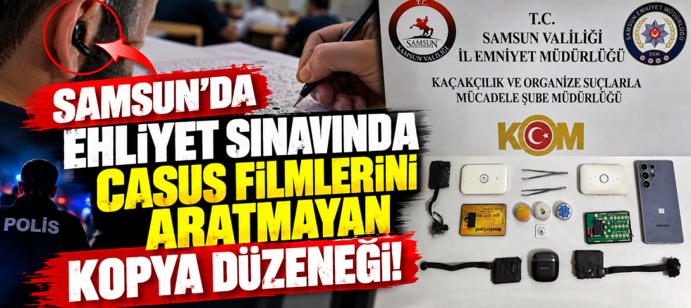 Samsun Polisi Düğmeye Bastı!