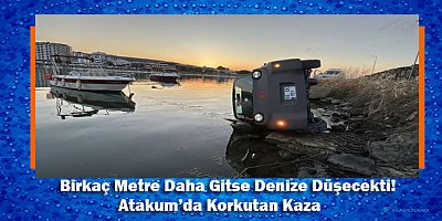 Denizle Kayalıkların Arasında Kaldılar! Atakum’da Elektrikli Araç Facianın Eşiğinden Döndü