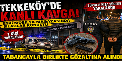 Tekkeköy Alarm Verdi! Eski Mobilya Mağazasında Silahlı Dehşet